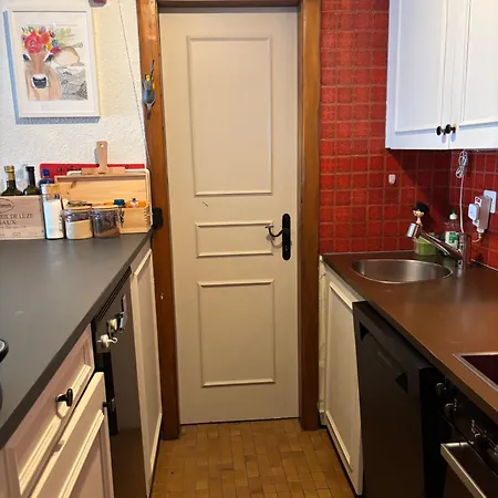 Appartement, Hyper Central, A 2 Min Des Pistes Et De Le Reste, Parking Couvert 아파트